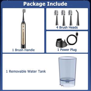 <span class=keywords><strong>Cepillo</strong></span> de Dientes Eléctrico <span class=keywords><strong>con</strong></span> Irrigador Bucal, 3 Modos de Cepillado Sónico y 5 Niveles de Presión de Irrigación para una Limpieza Profunda, IPX7 - Product Image 5