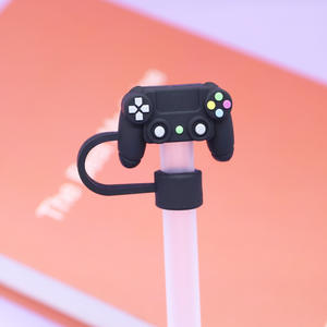 Nouveau bouchon de paille <span class=keywords><strong>en</strong></span> silicone, diamètre 8-10 mm, réutilisable, personnalisé, anti-poussière, accessoire pour gobelet à eau - Product Image 6