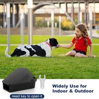 Station d'appât pour souris avec clés - Station d'appât pour souris rechargeable en extérieur, réutilisable, pour souris et petits rats, boîte de stationnement de poison pour rongeurs