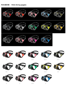 Masque de <span class=keywords><strong>plongée</strong></span> intégral à double lentille certifié CE, en verre trempé transparent, avec silicone, pour la <span class=keywords><strong>plongée</strong></span> et le snorkeling, ensemble parent-enfant - Product Image 6