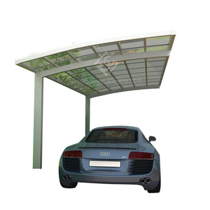 Haute neige/pluie charge garage En <span class=keywords><strong>Aluminium</strong></span> Pare-Soleil Abri pour Parc De Haute Qualité Facile BRICOLAGE Élégant En <span class=keywords><strong>Aluminium</strong></span>/PC Solide maison <span class=keywords><strong>Voiture</strong></span> port - Product Image 2