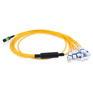 Многомодовый волоконно-оптический кабель Om3 Mpo к Uniboot Lc Breakout Patch Cord для Ethernet