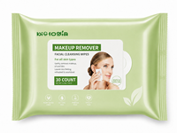 Lingettes démaquillantes pour le visage, sans huile, pour les voyages, lingettes démaquillantes humides personnalisées