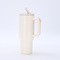 Tumbler Stainless Steel 40 Ons Terlaris Desain Klasik dengan Penutup Pelindung Selempang Grosir Termos Termal
