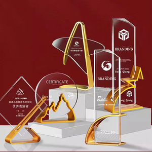 جائزة الشركة المصنعة تخصيص الكأس الكريستال الزجاج المنحوت المعادن الكريستال كأس جائزة - Product Image 6