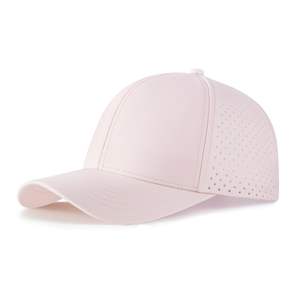 Casquette de baseball à séchage rapide pour hommes en vrac coupe au laser chapeau de relance réglable en maille - Product Image 3