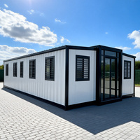 Maisons conteneurs mobiles pliables de 30 et 40 pieds, bureaux, villas, chambres, hôtels, maisons extensibles pour camping de plage et événements, hébergements