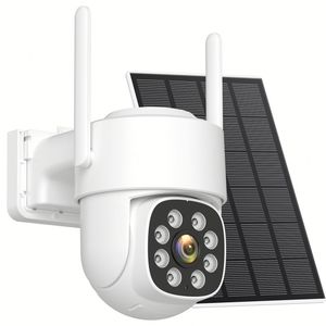 Caméra de surveillance CCTV pour la sécurité domestique et éclairage nocturne, caméras solaires pour chantier, <span class=keywords><strong>Idoo</strong></span> Camerarecallkeywordsolar - Product Image 1