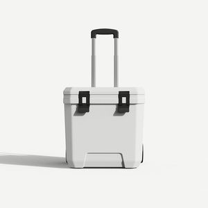 24L Modern PP/PE Insulated Cooler <b>Box</b> with Wheeled Design Reusable for Fishing Medical Cans & Food <b>Storage</b> - Product Image 1