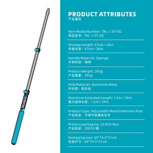 Tùy chỉnh nhôm kính thiên văn cực làm sạch cực đa chức năng mở rộng cực điều chỉnh vật liệu kim loại - Product Image 6