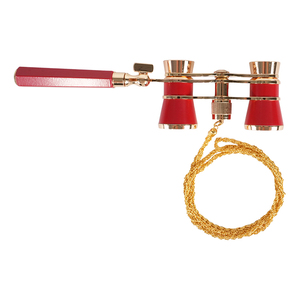 MH نظارات الأوبرا مناظير 3X25 مصغرة مجهر صغير خفيف الوزن مناظير ملونة مع سلسلة للبالغين والأطفال والنساء - Product Image 1