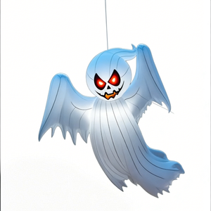 Décoration de fête extérieure gonflable de 6,5 pieds de haut, fantôme blanc LGBT Pride pour Halloween, en polyester 190T, prix d'usine pour adultes - Product Image 4