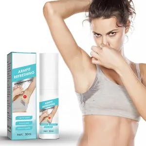 Oem Label Pribadi Bau Ketiak Alami Menghilangkan Bau Semprot Antikeringat Deodoran Semprot untuk Bau Badan