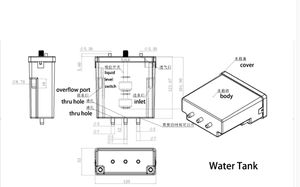 Réservoir d'eau pour distributeur automatique de café à double flotteur - Product Image 3