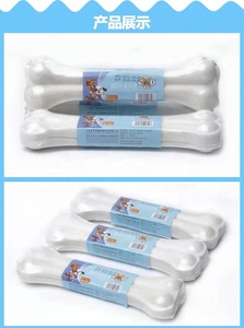 Integratori sani natura pet snack dog masticare pelle bovina osso pressato - Product Image 5