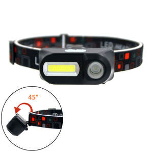 2025 panas Mini Sensor gerak kepala <span class=keywords><strong>3</strong></span> mode Super terang isi ulang tahan air 18650 baterai senter taktis lampu kepala COB - Product Image 3