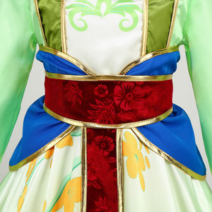 Disfraz Tradicional Chino <span class=keywords><strong>de</strong></span> <span class=keywords><strong>Princesa</strong></span> Antigua para Niñas, <span class=keywords><strong>Vestido</strong></span> <span class=keywords><strong>de</strong></span> Cosplay <span class=keywords><strong>de</strong></span> Mulán para Televisión, Películas, Halloween, Carnaval, Navidad, Capa para Niños - Product Image 5