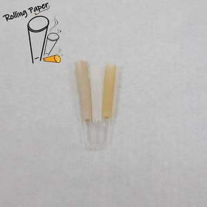 Papier à rouler pour cônes à fumer, fabriqué en papier de riz non blanchi/blanchi et embout en verre transparent, utilisé par les fumeurs - Product Image 6