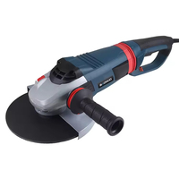 Meuleuse d'angle électrique industrielle 2400W haute puissance 230mm pour la découpe du bois, de la pierre et du métal, avec disque de meulage et déclencheur