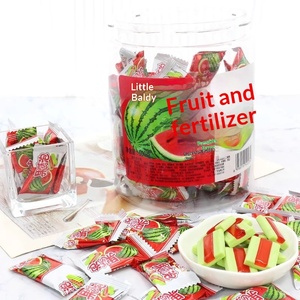 Watermelon Fruity Jelly Bubble <strong>Gum</strong> | 500g Bucket for Kids | Nostalgic 8090s Childhood Candy Snacks - Product Image 3