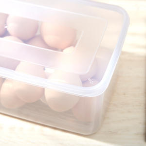 กล่องเก็บของในตู้เย็นทรงสี่เหลี่ยมผืนผ้าฝาปิดแบบคลิปสำหรับไข่ผักบะหมี่ถนอมอาหาร 800 - Product Image 4