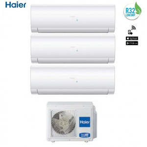 Haier Trial Split Inverter Climatiseur Série IES 7 + 9 + 9 avec 3U55S2SR2FA 7000 + 9000 + 9000 Wi-Fi en option - Product Image 1