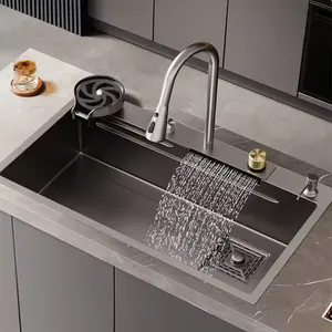 Ousuo Manufacturer Of Smart Kitchen Sink 304 Stainless Steel Smart Automatic Kitchen Sink