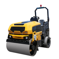 Nouveau Compacteur Routier Vibratoire à Double Tambour Hydraulique Personnalisable de 3 Tonnes avec Moteur Pompe Kubota Haute Efficacité