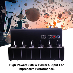 Igracelite RGBW 4輪1500W自動バブルフォグマシンスモークバブルマシン - Product Image 3