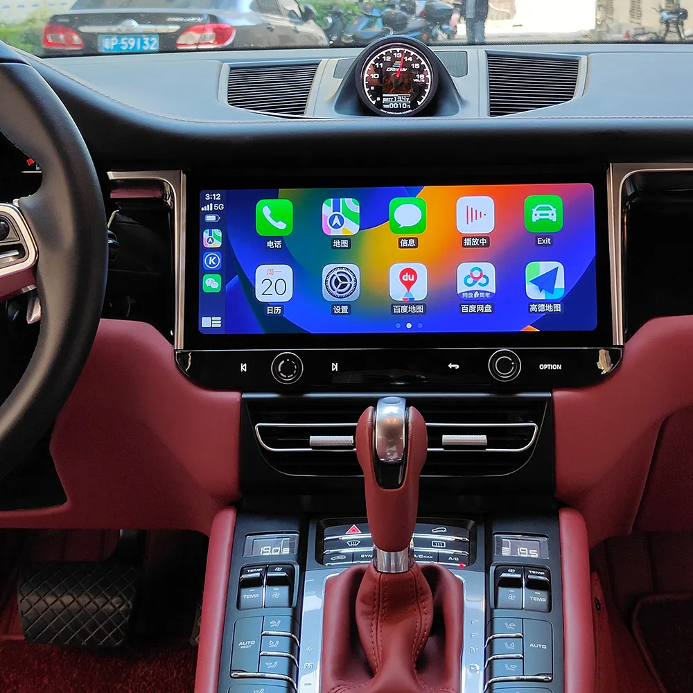 ポルシェマカン2013-2018カーメディアプレーヤーCarPlayAndroid AUTO GPSラジオ5GWIFI Android13ナビゲーション8256GB360カメラ用