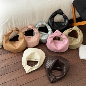 Borsa a Tracolla da Donna Fatta a Mano, Stile Hobo, con Cerniera e Fodera in PU, Modello Concord - Product Image 6