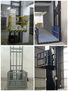 Monte-charge hydraulique vertical mural certifié CE, capacité 500 kg, pour entrepôt et usine - Product Image 4