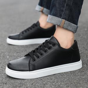 Zapatillas de Tenis Blancas de Diseño para Hombre y Mujer, Transpirables, con Cordones, de Piel Sintética, de Caña Baja, Clásicas, Casuales, para Caminar - Product Image 5