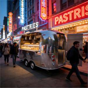 Chariot de café Jamaican Blue Mountain avec bar à expresso et four à galettes de bœuf pour galettes de viande épicées, pain au <span class=keywords><strong>coco</strong></span> et mousse d'Irlande - Product Image 4