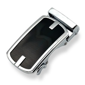 2025 Nueva hebilla de cinturón de bloqueo automático de aleación de Zinc para hombres, herrajes de Metal duraderos para ropa informal, logotipo personalizable, fábrica Premium - Product Image 1