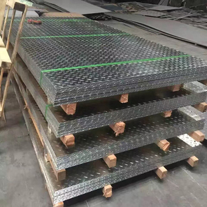 แผ่น SS400ลายตารางหมากรุก S235JR แผ่นลายตารางหมากรุกแผ่นเหล็กคาร์บอนเอ็มเอ็มซีรีดร้อน A36 - Product Image 3