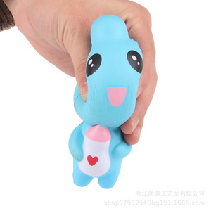 Pink Baby <b>Squishy</b> Toy Irregular Shape Plastic Stress Relief For Kids Birthday Gift - Product Image 5
