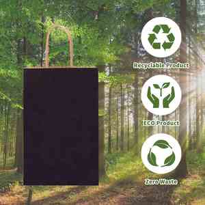 Sacs en papier kraft personnalisés pour la vente en gros, emballage alimentaire pour restaurants, sacs de courses et de rangement avec logo - Product Image 4