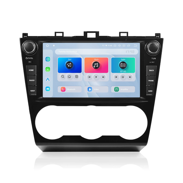 Dasaita 8Inch Car Stereo Android Navigation Carplay Multimedia Video DVD Player Head Unit for Subaru Forester 4 WRX Levorg 16-18