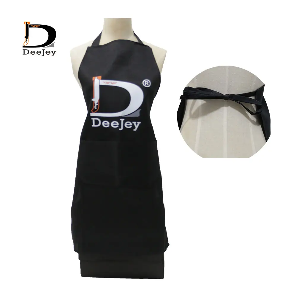 Salon Barber Apron Polyester Apron Wholesale Hairdresser Capes And Aprons Private Logo Top OEM Barber Logo Beauty