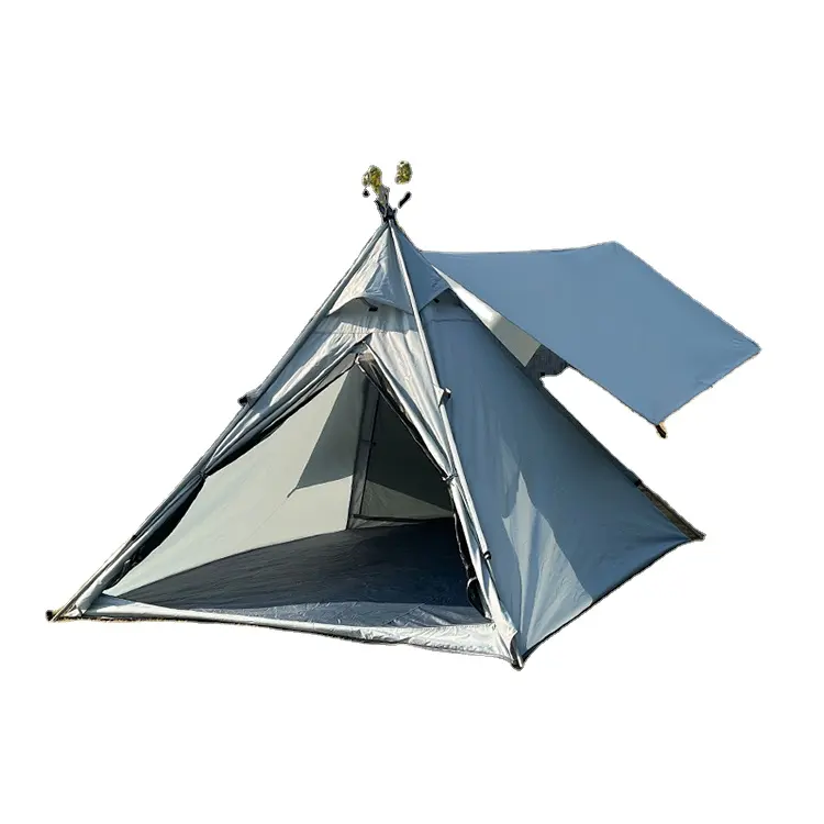 Yumuq 4-6-8 Persoons 5M Aluminium Piramide Ronde Yurt Outdoor Tipi Koud Weer Tipi Tent Volwassenen Te Koop