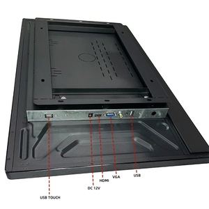 Không thấm nước công nghiệp màn hình cảm ứng màn hình <span class=keywords><strong>10.1</strong></span> 13.3 15.6 19 32 inch TFT Điện dung màn hình cảm ứng Bảng điều chỉnh treo tường màn hình - Product Image 5