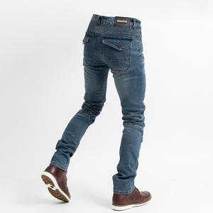 بنطلون جينز رجالي بتصميم مخصص للدراجات النارية بنطلون جينز واقٍ يستخدم في ركوب الدراجات النارية بجولة - Product Image 4