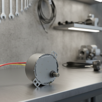 Moteur de vanne synchrone monophasé AC 220V 2,5/3 tr/min, modèle à montage au pied 49TYJ, efficacité pour climatiseur/refroidisseur JIUHE