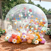Prix usine clair dôme gonflable maison à bulles dôme tente à bulles Transparent extérieur intérieur gonflable ballons à bulles