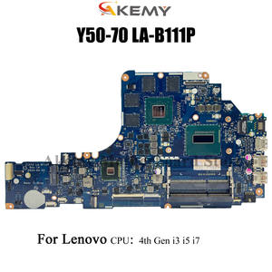 Pour <span class=keywords><strong>Lenovo</strong></span> <span class=keywords><strong>Ideapad</strong></span> Y50-70 LA-B111P carte mère d'ordinateur portable avec I5 I7 4th Gen GTX960M 860M 2GB 4GB GPU 100% testé OK - Product Image 2