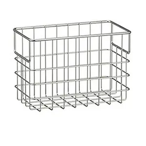 wrought iron metal wire storage basket for kitchen living room office