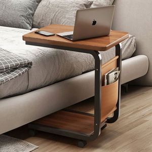 Mesa auxiliar de madera en forma de <span class=keywords><strong>C</strong></span> para sala de estar, mesa de centro móvil para dormitorio moderno para uso en cafetería doméstica - Product Image 2