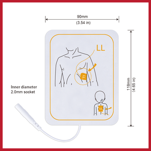 Yedek Defibrilatör AED Eğitim Pedi, Defibrilatör Eğitim Cihazı ile Kullanılır - Product Image 2
