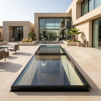 Tragaluz Moderno con Marco de Aluminio para Techos de Villas en Australia, Fácil Instalación, Impermeable, Diseño Personalizado para Proyectos de Construcción